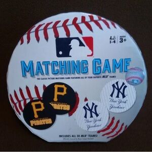 MLB Matching Game - White, Red, and Blue